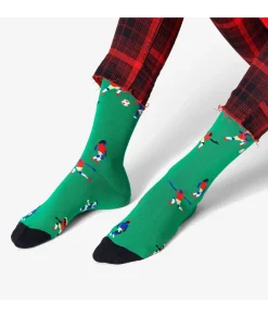 Mujer Happy Socks Calcetines|Calcetines*Calcetínes unisex FOO01-7300 en verde
