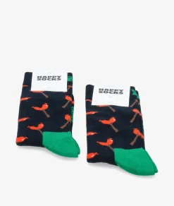 Mujer Happy Socks Calcetines*Calcetínes unisex P000042 en azul marino