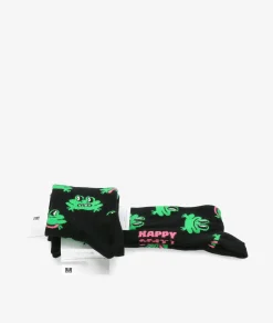 Mujer Happy Socks Calcetines*Calcetínes unisex P000062 en negro