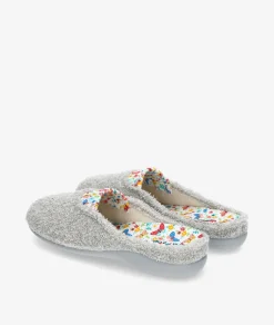 Mujer Garzón Zapatillas De Casa*Chinela 7294
