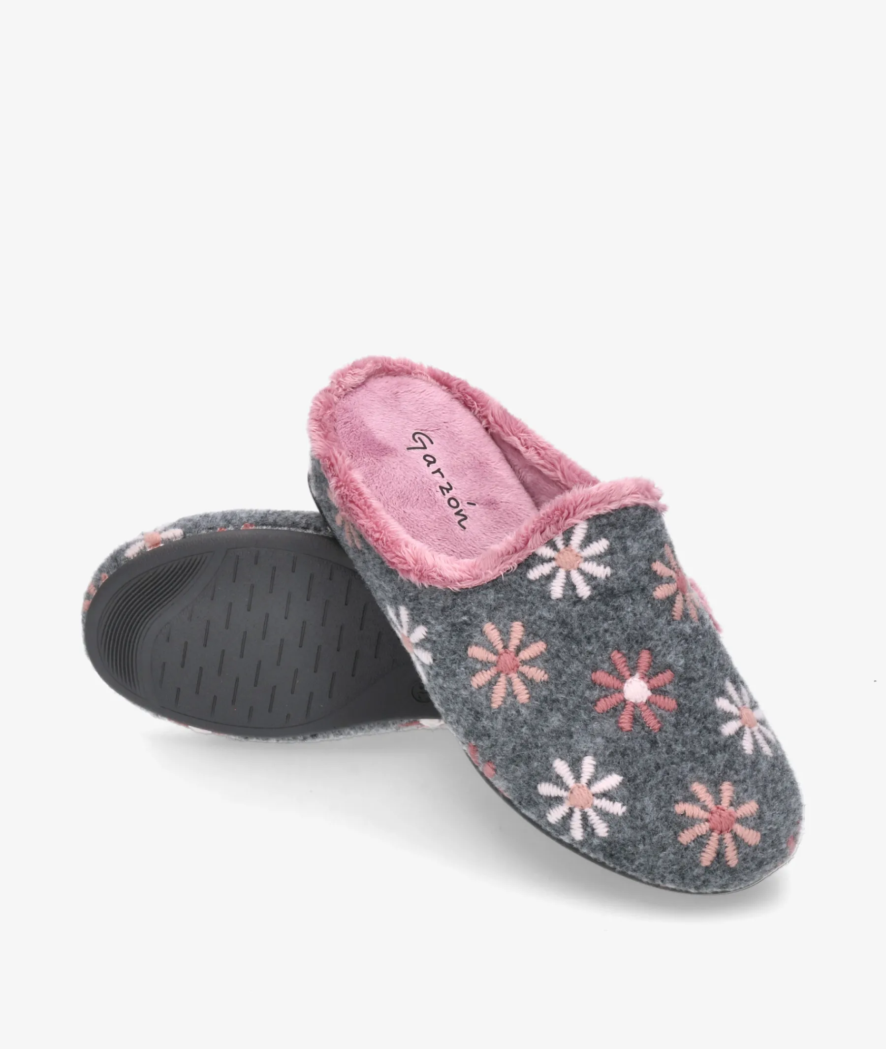 Mujer Garzón Zapatillas De Casa*Chinela 12000
