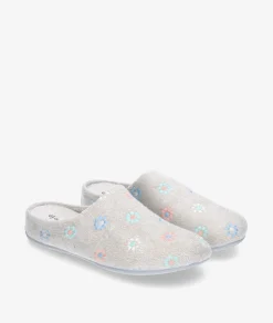 Mujer Garzón Zapatillas De Casa*Chinela 15300