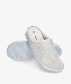 Mujer Garzón Zapatillas De Casa*Chinela 15300