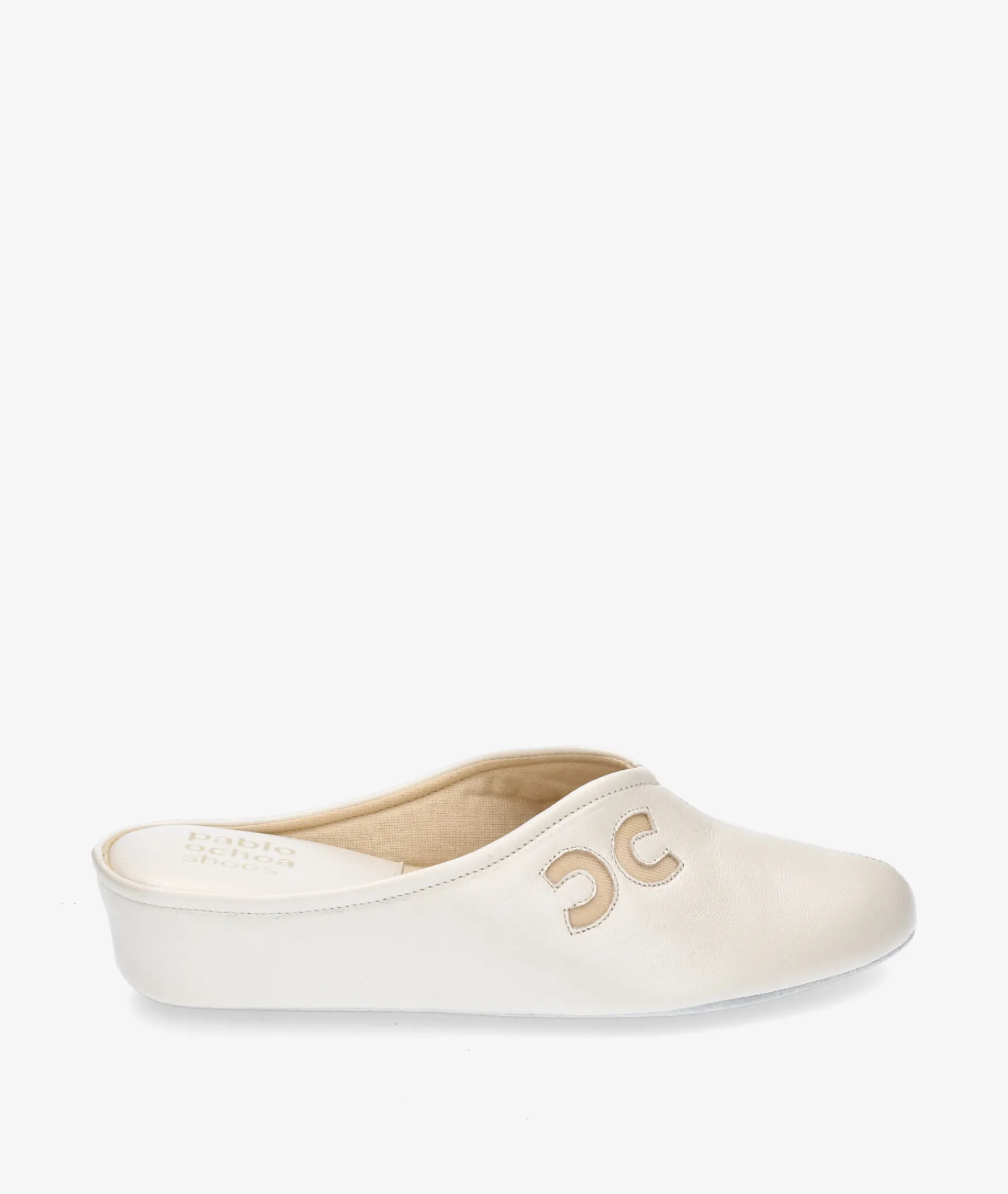Mujer pabloochoa.shoes Zapatillas De Casa*Chinela KOSMA 6262 en nácar