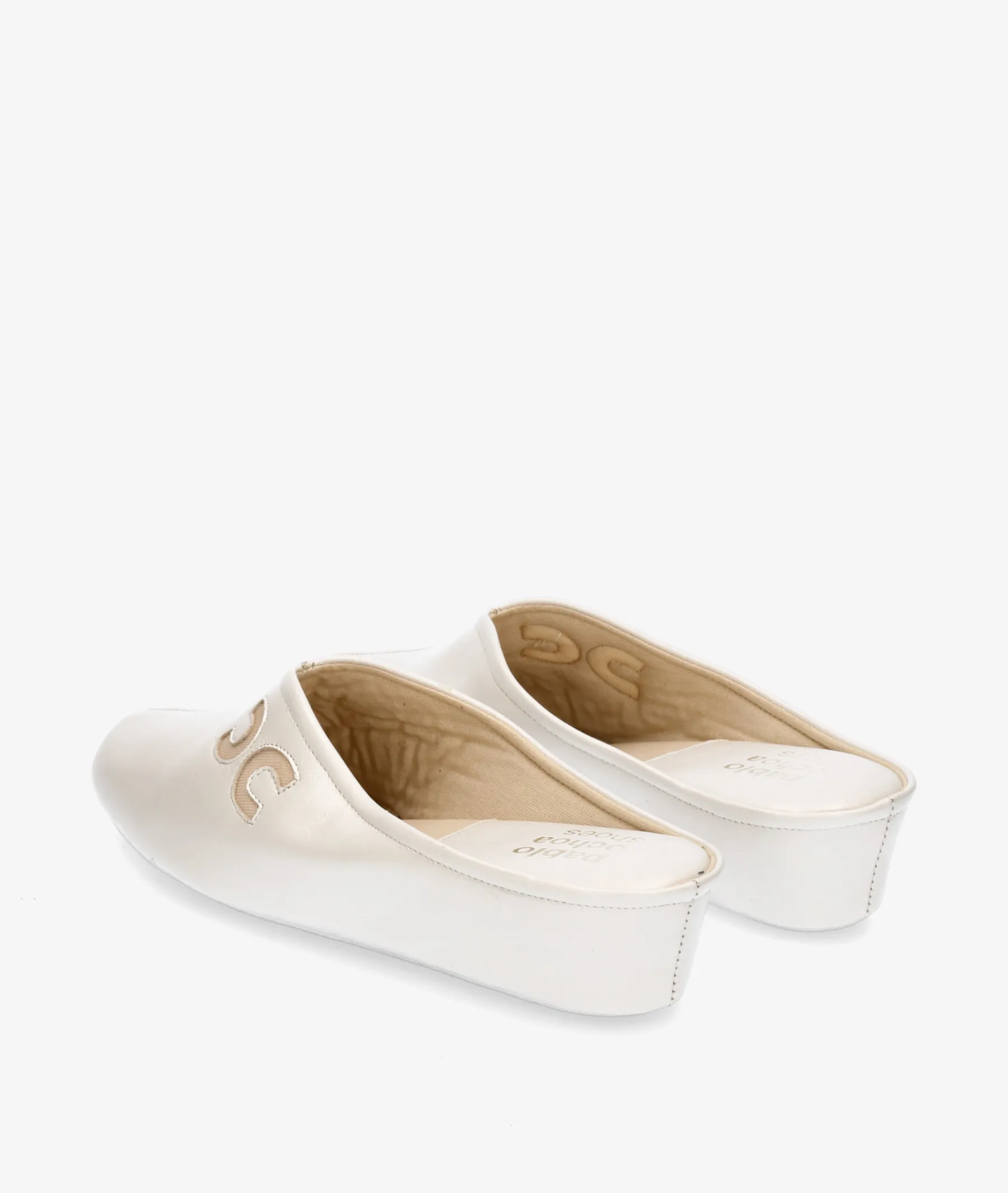 Mujer pabloochoa.shoes Zapatillas De Casa*Chinela KOSMA 6262 en nácar