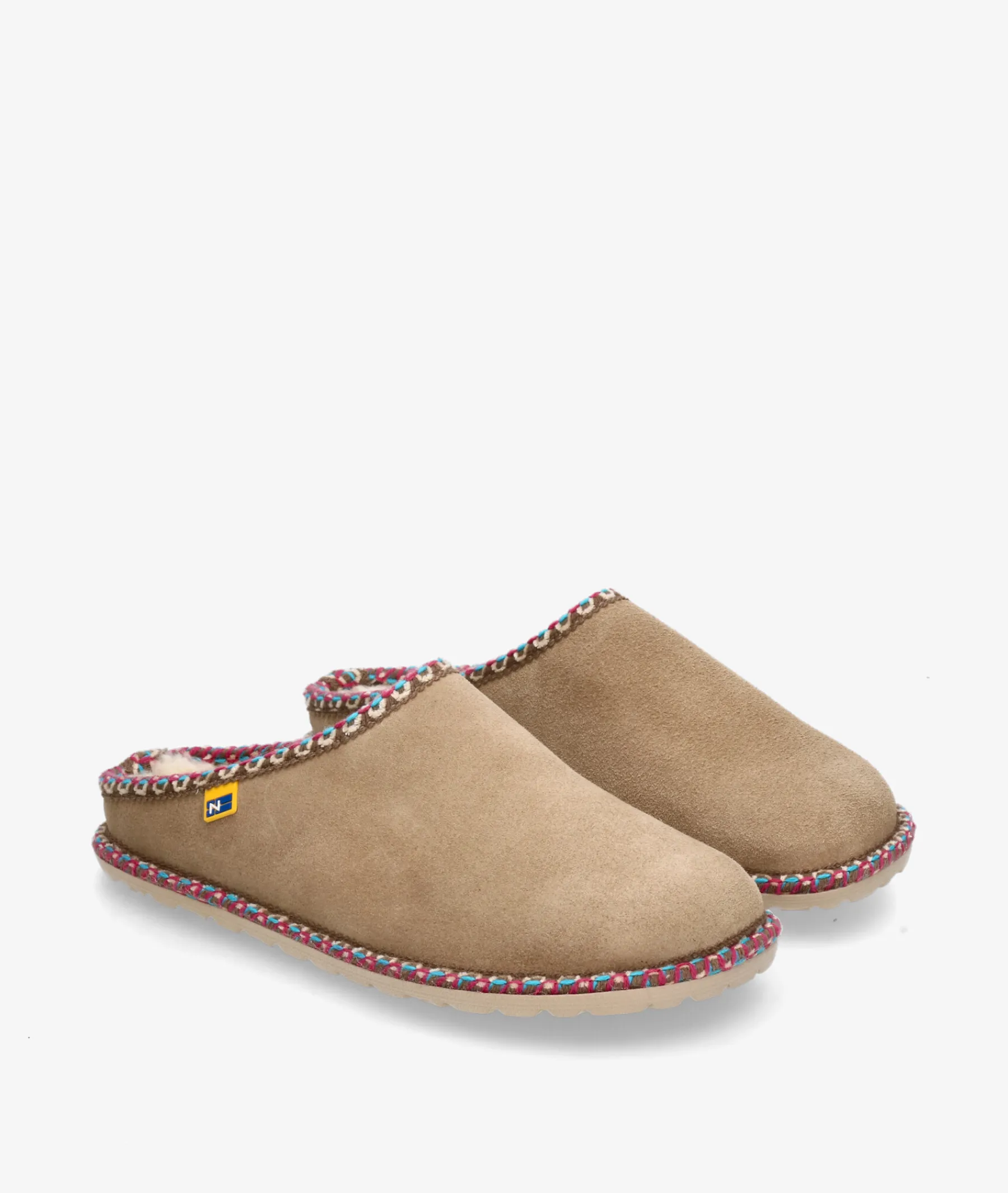 Mujer Nordikas Zapatillas De Casa*Chinela 2090 en serraje taupe