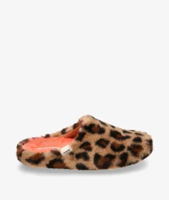 Mujer Victoria Zapatillas De Casa*Chinela 1081124 en leopardo