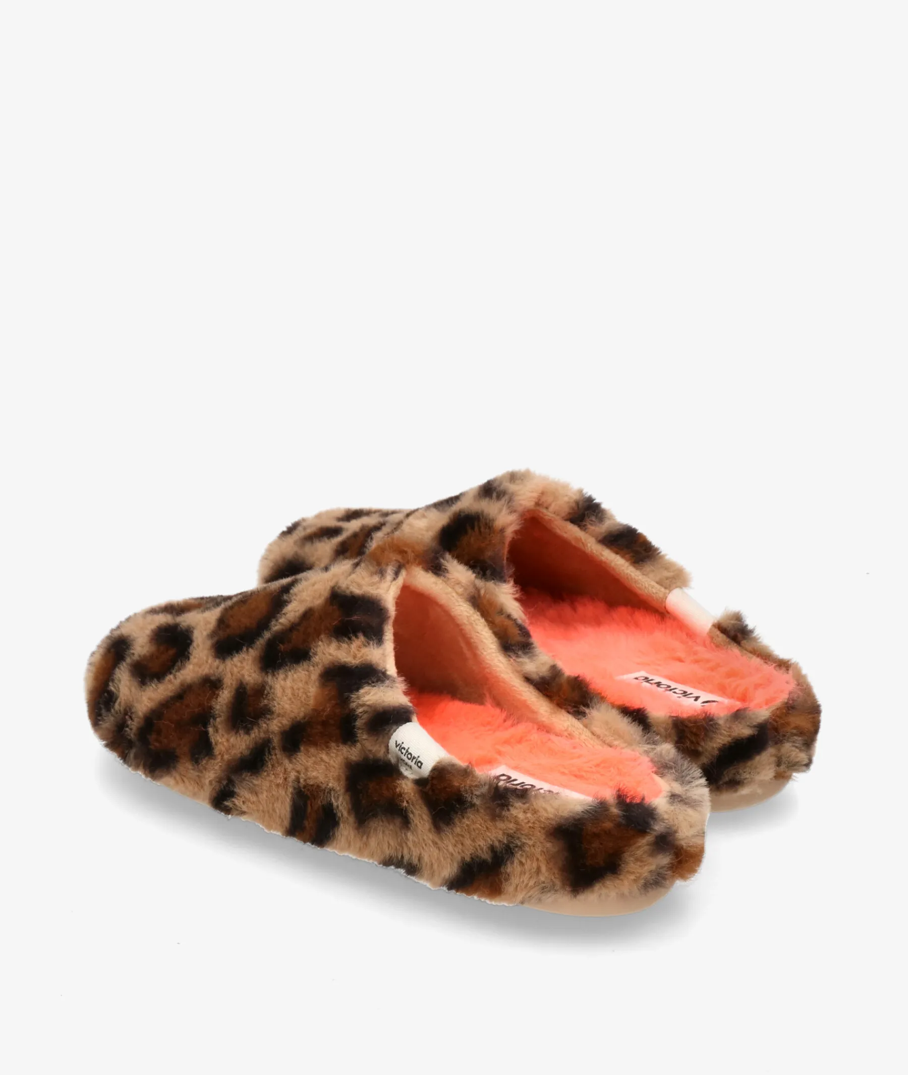 Mujer Victoria Zapatillas De Casa*Chinela 1081124 en leopardo