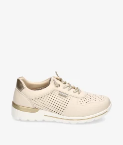 Mujer Amarpies Zapatos Confort|Deportivos*Deportivos 30066 en beige