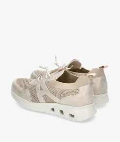 Mujer Amarpies Zapatos Confort|Deportivos*Deportivos 30014 en platino