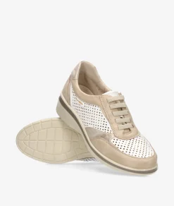 Mujer Amarpies Deportivos*Deportivos 30026 en beige