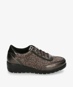 Mujer pabloochoa.shoes Deportivos*Deportivos DOCTOR CUTILLAS 45419 en serpiente taupe