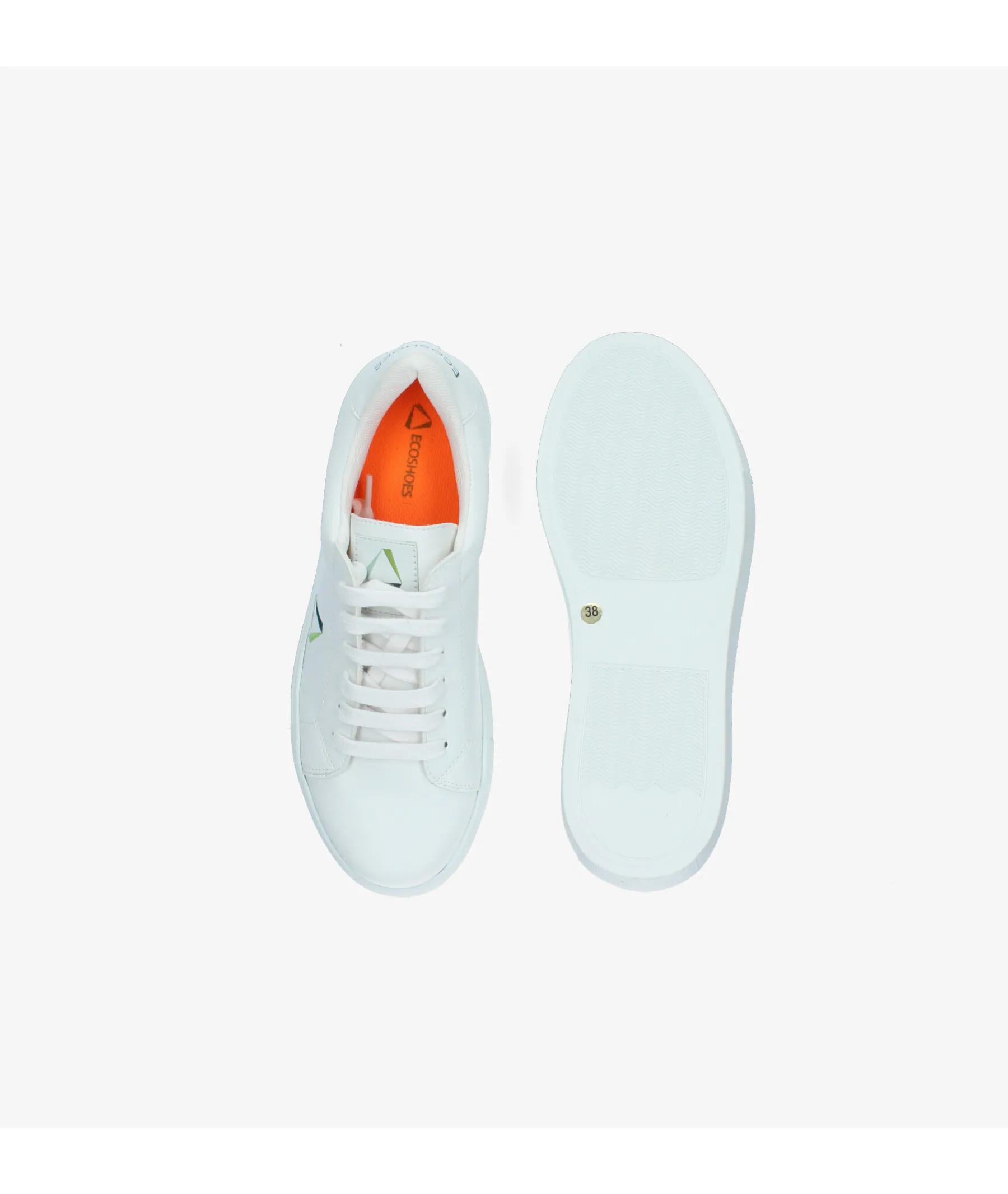 Mujer Ecoshoes Deportivos*Deportivos TENERIFE en blanco
