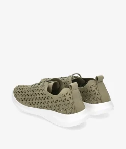 Mujer EOLIGEROS Zapatos Confort|Deportivos*Deportivos LIBERTE en caki
