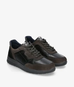 Hombre LUISETTI Zapatos Casual*Deportivos 36224 BI en negro