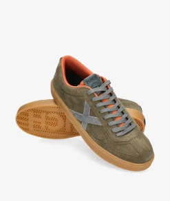 Hombre pabloochoa.shoes Deportivos*Deportivos MUNICH BREAK en serraje kaki