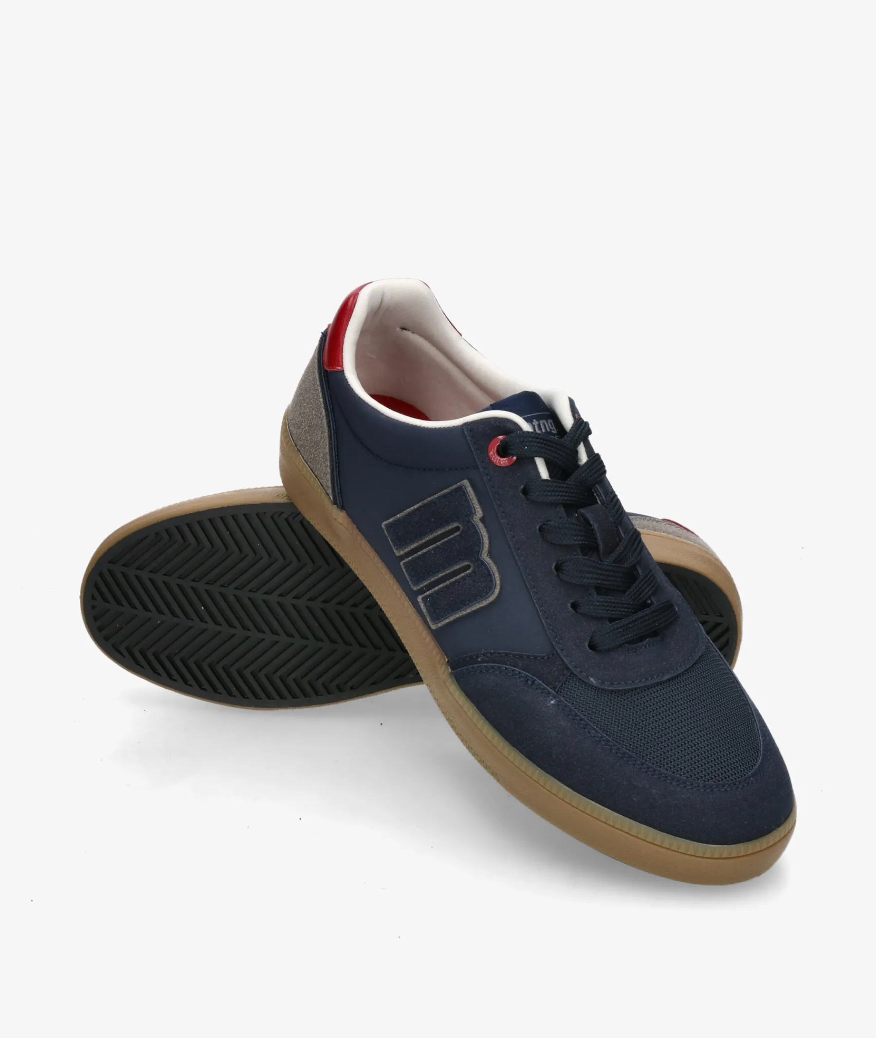 Hombre Mustang Deportivos*Deportivos 84826 en azul marino