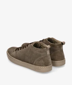 Hombre Natural World Botines*Deportivos 6721 en serraje kaki