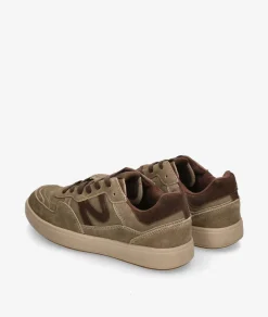 Hombre Natural World Deportivos*Deportivos 8456 en serraje taupe
