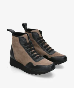 Mujer pabloochoa.shoes Botines*Deportivos GEO 32 en serraje taupe