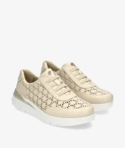 Mujer Pitillos Deportivos*Deportivos 11090 en beige