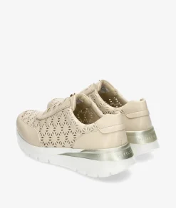 Mujer Pitillos Deportivos*Deportivos 11090 en beige