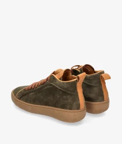 Mujer Walk & Fly Botines*Deportivos Walk & Fly EST-03-104 en serraje kaki