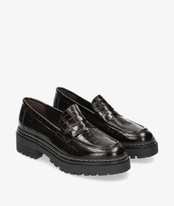 Mujer Kénnebec Mocasines*DOBLE PISO 577 en coco
