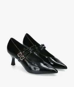 Mujer Stephen Allen Zapatos De Tacón|Merceditas*Merceditas 3699-7 SELENE en charol negro