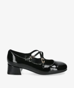 Mujer Stephen Allen Merceditas*Merceditas DINAR 38205-C11 en charol negro