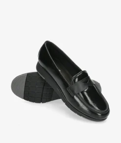 Mujer Flex&Go Mocasines*Mocasines Flex&Go ST1122 en charol negro