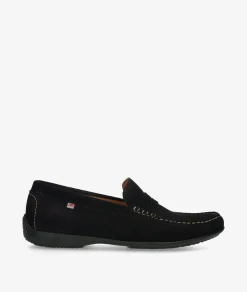 Hombre Fluchos Mocasines*Mocasines F2207 en serraje azul