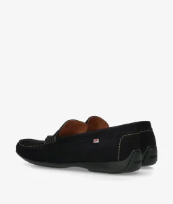 Hombre Fluchos Mocasines*Mocasines F2207 en serraje azul
