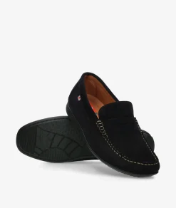 Hombre Fluchos Mocasines*Mocasines F2207 en serraje azul