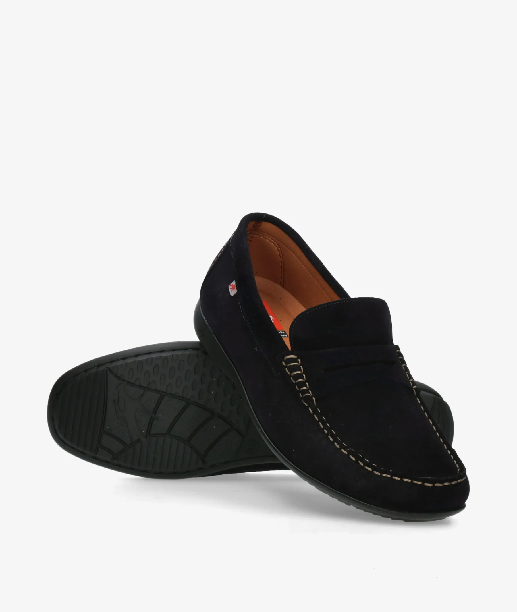 Hombre Fluchos Mocasines*Mocasines F2207 en serraje azul