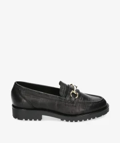 Mujer Funny Lola Mocasines*Mocasines 3136 en coco negro