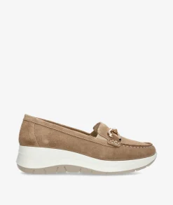 Mujer Imac Mocasines*Mocasines 105161 en serraje taupe