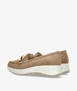 Mujer Imac Mocasines*Mocasines 105161 en serraje taupe