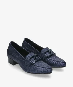 Mujer Kénnebec Mocasines*Mocasines 3972 ADORNO NUEVO en marino