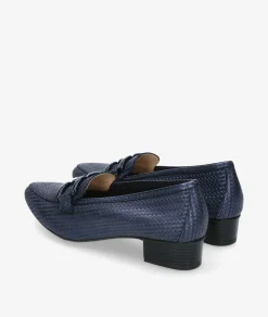 Mujer Kénnebec Mocasines*Mocasines 3972 ADORNO NUEVO en marino