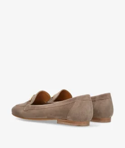 Mujer Kénnebec Mocasines*Mocasines 322 en ante taupe