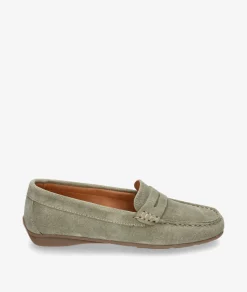 Mujer pabloochoa.shoes Mocasines*Mocasines 94239 en serraje kaki
