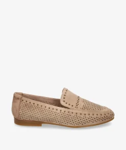 Mujer Stephen Allen Mocasines*Mocasines LAUR-24 1908-C490 en ante camel