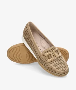 Mujer Stephen Allen Mocasines*Mocasines LAUR-23 31736-696 en ante camel