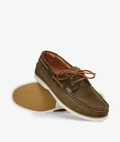 Hombre pabloochoa.shoes Zapatos Casual|Náuticos*Naúticos 202503 en serraje kaki
