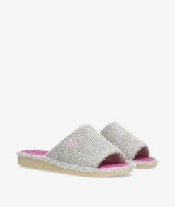 Mujer Garzón Zapatillas De Casa*pinky P410