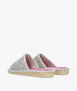 Mujer Garzón Zapatillas De Casa*pinky P410