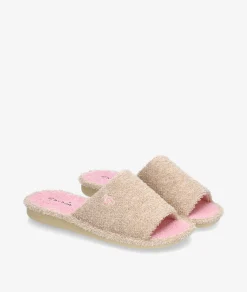 Mujer Garzón Zapatillas De Casa*pinky P410