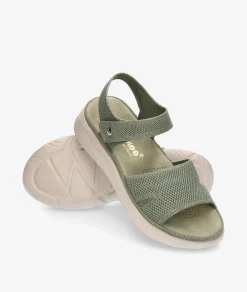 Mujer Amarpies Sandalias*Sandalias 28660 en caki