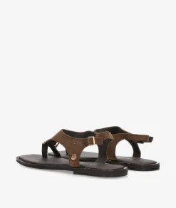 Mujer pabloochoa.shoes Sandalias*Sandalias SF1691 en ante marrón